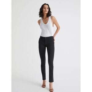 AG Adriano Goldschmied Prima Mid Rise Cigarette Jeans Black 23